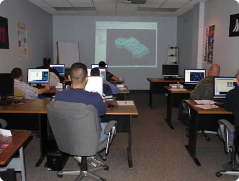 OptiPro's Mastercam Training Room