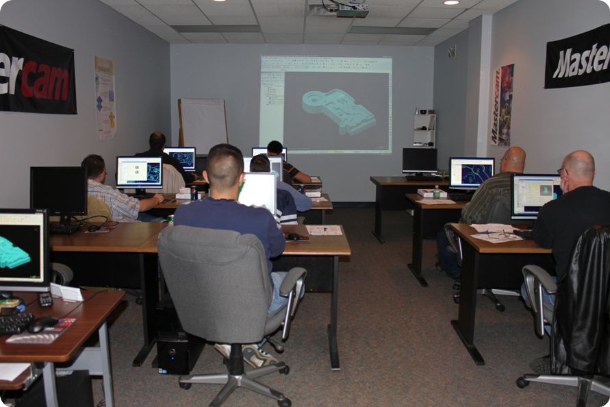 OptiPro's Mastercam Training Room