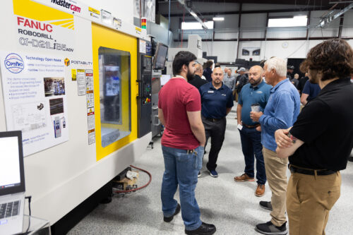 FANUC RoboDrill and RoboCut Machines in OptiPro's Showroom