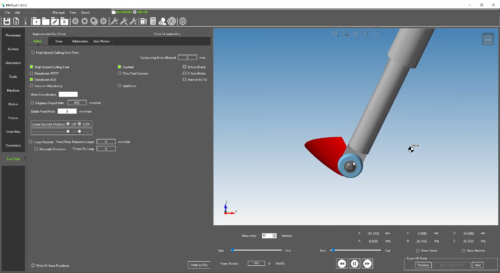 UFF toolpath simuation in PROSurf