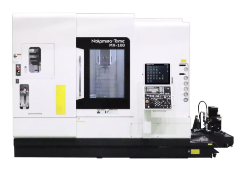 Nakamura-Tome MX-100 compact, high-precision Multitasking Machine with the capabilities of a Machining Center and a Turning Center 