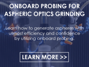 Onboard probing for aspheric optics grinding