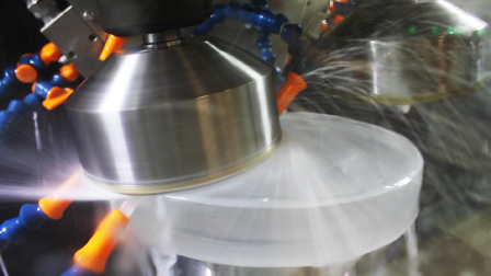 Fotoelektrisch distillatie Neerduwen 5-Axis Lens Grinding Machine: 5-150 mm Optics | OptiPro