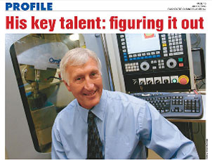 Rochester Business Journal Profile on OptiPro President Michael Bechtold